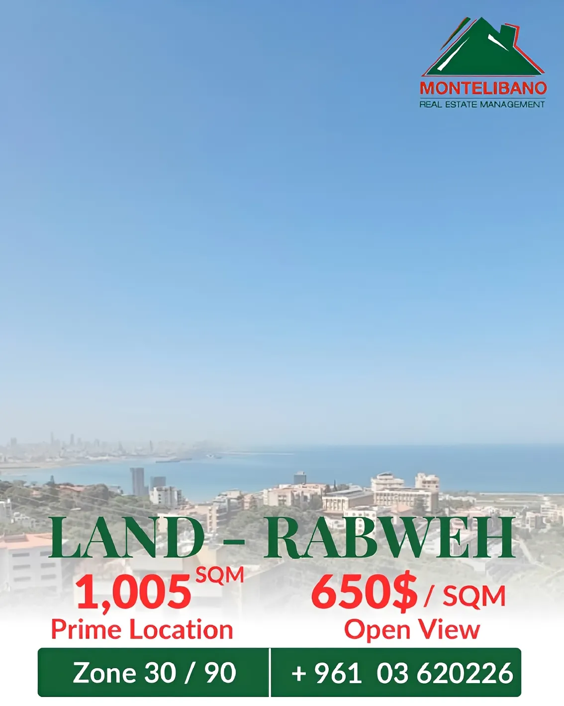 Residential Land for sale in Rabweh
