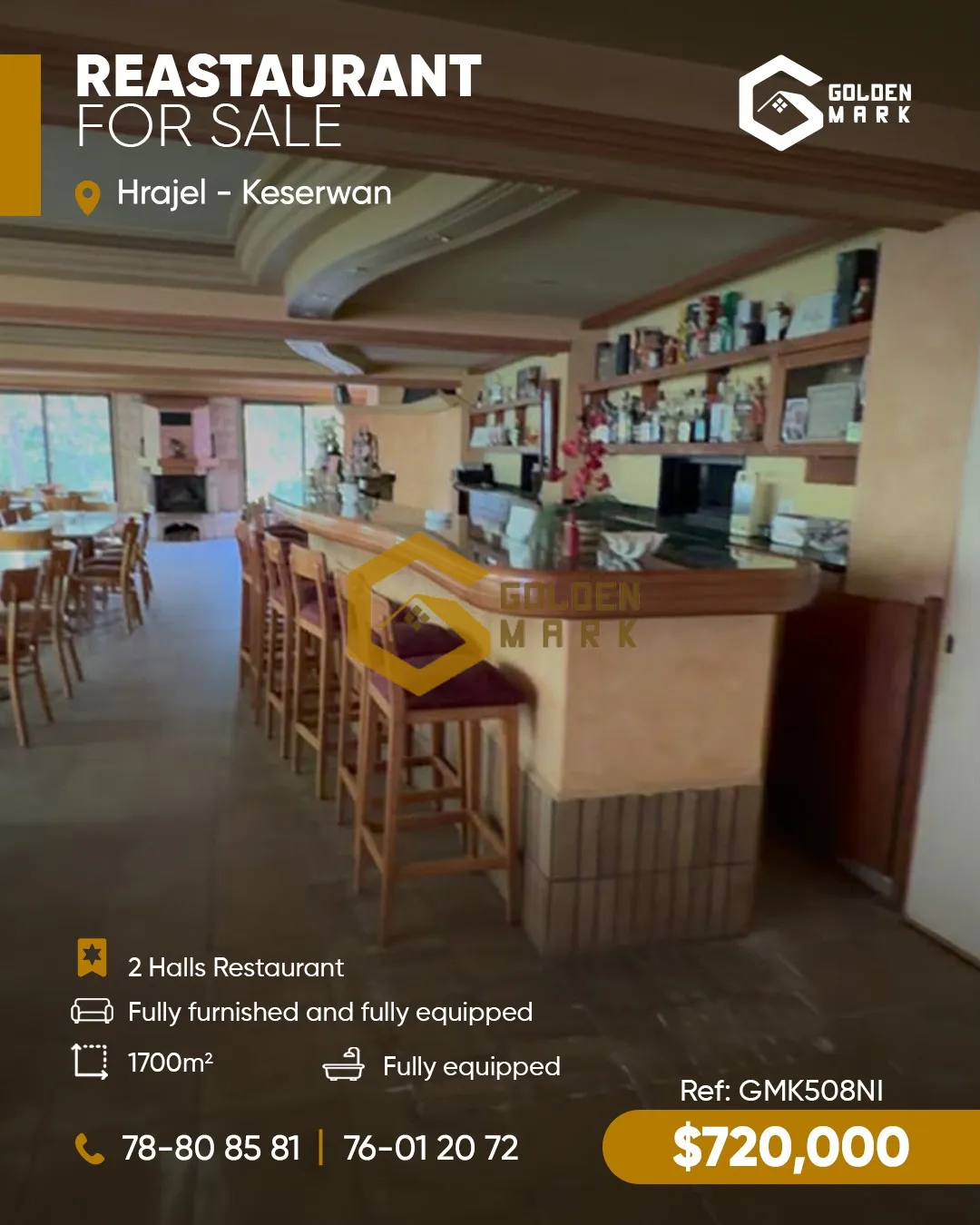 Restaurant for Sale in Hrajel