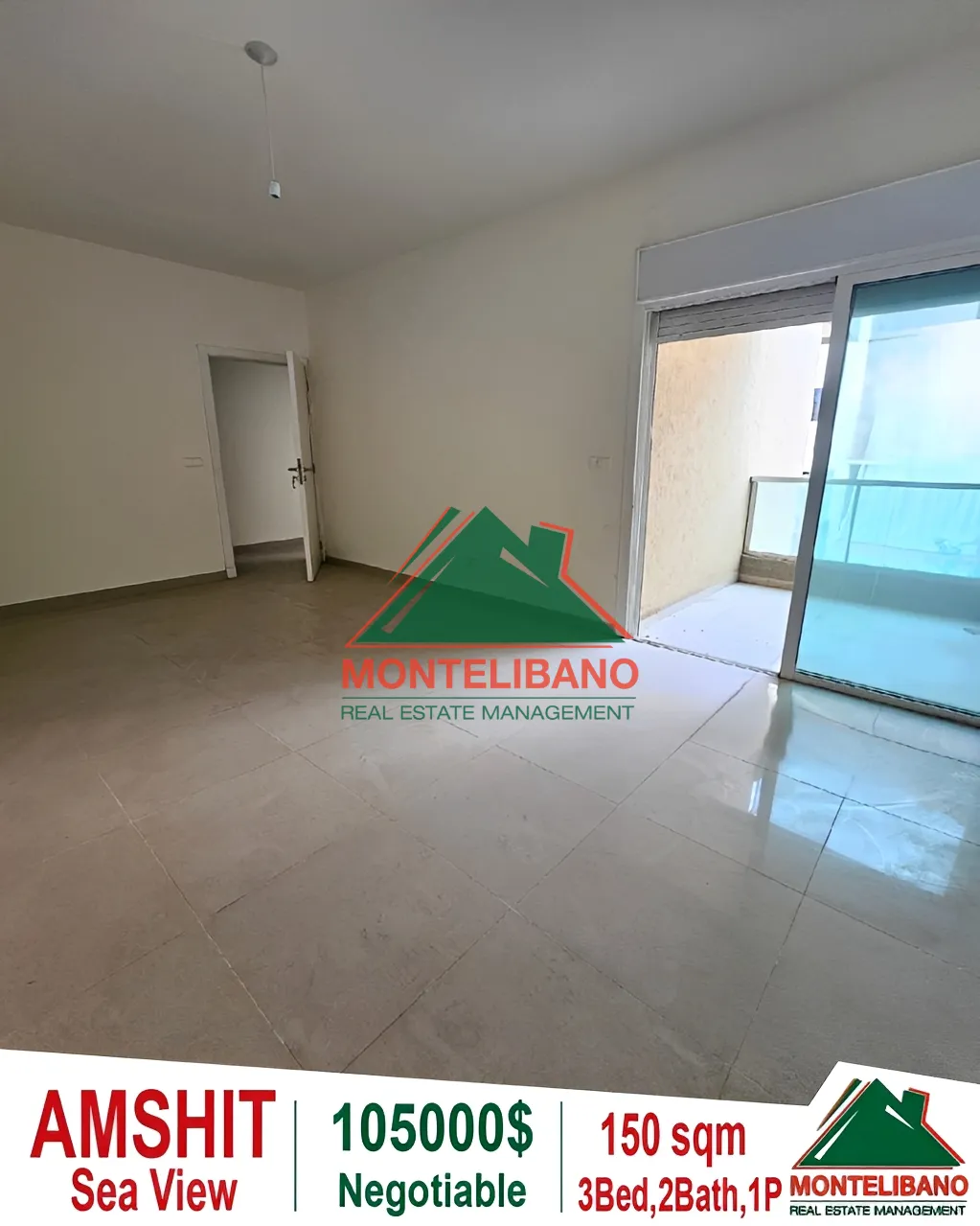 Apartment for Sale in Aamchit, Lebanon