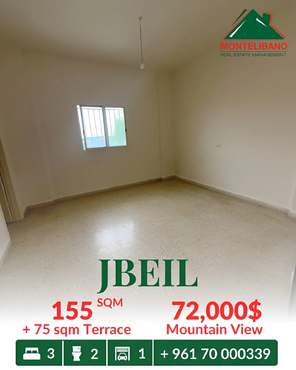 Apartment for sale in Jbeil, Lebanon