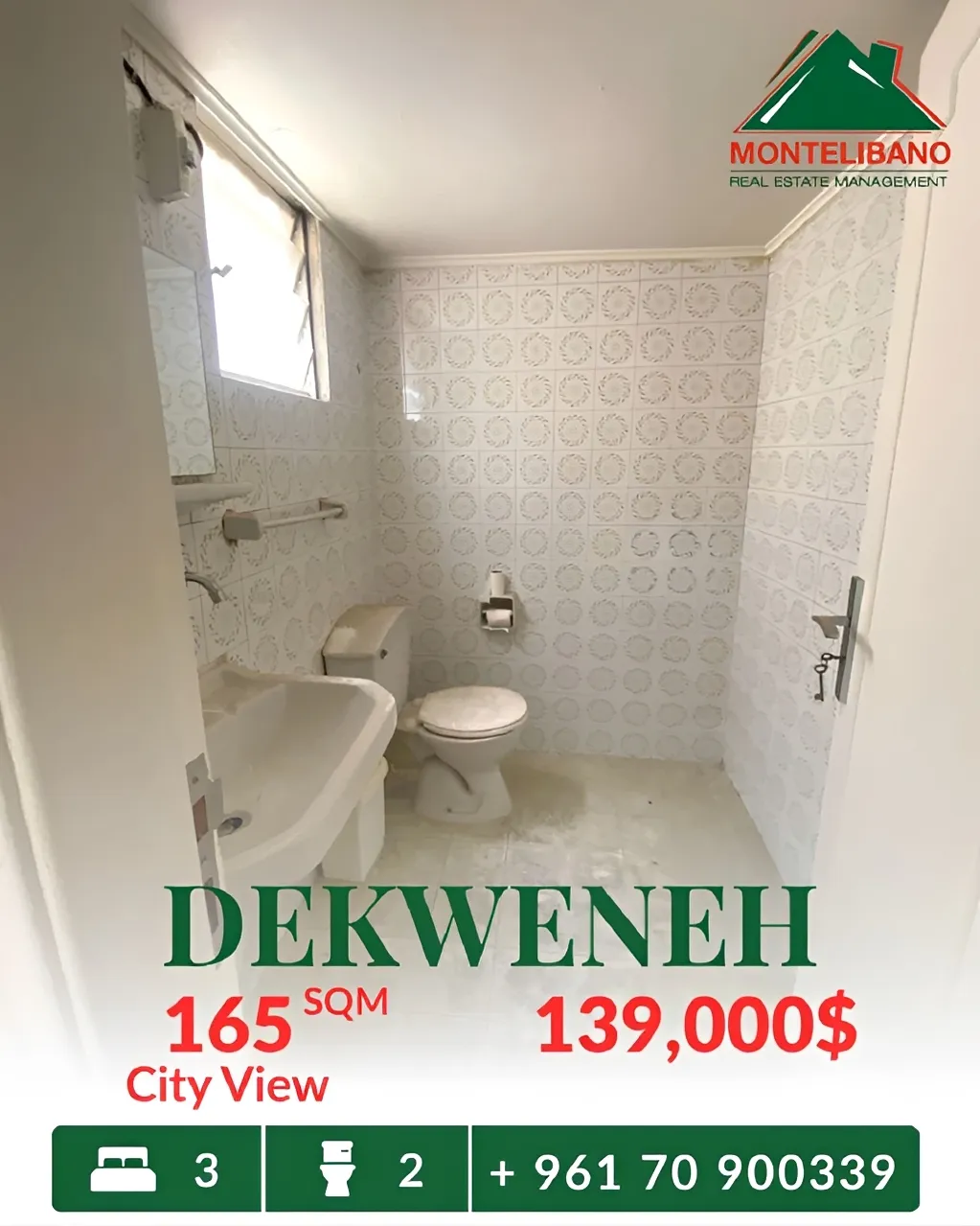 Apartment for sale in Dekwaneh, Lebanon