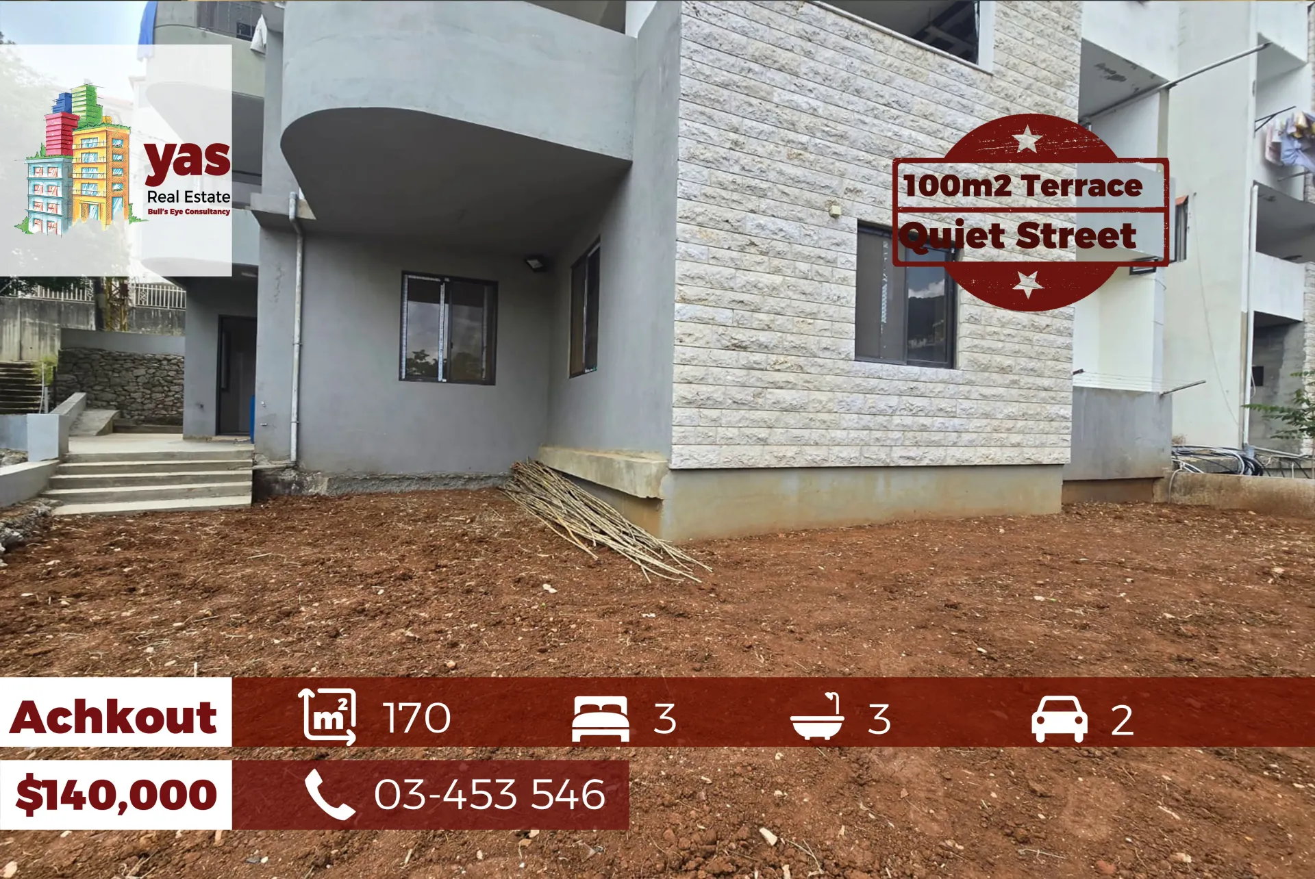 Apartment for Sale in Ashqout - 3 bed, 3 bath