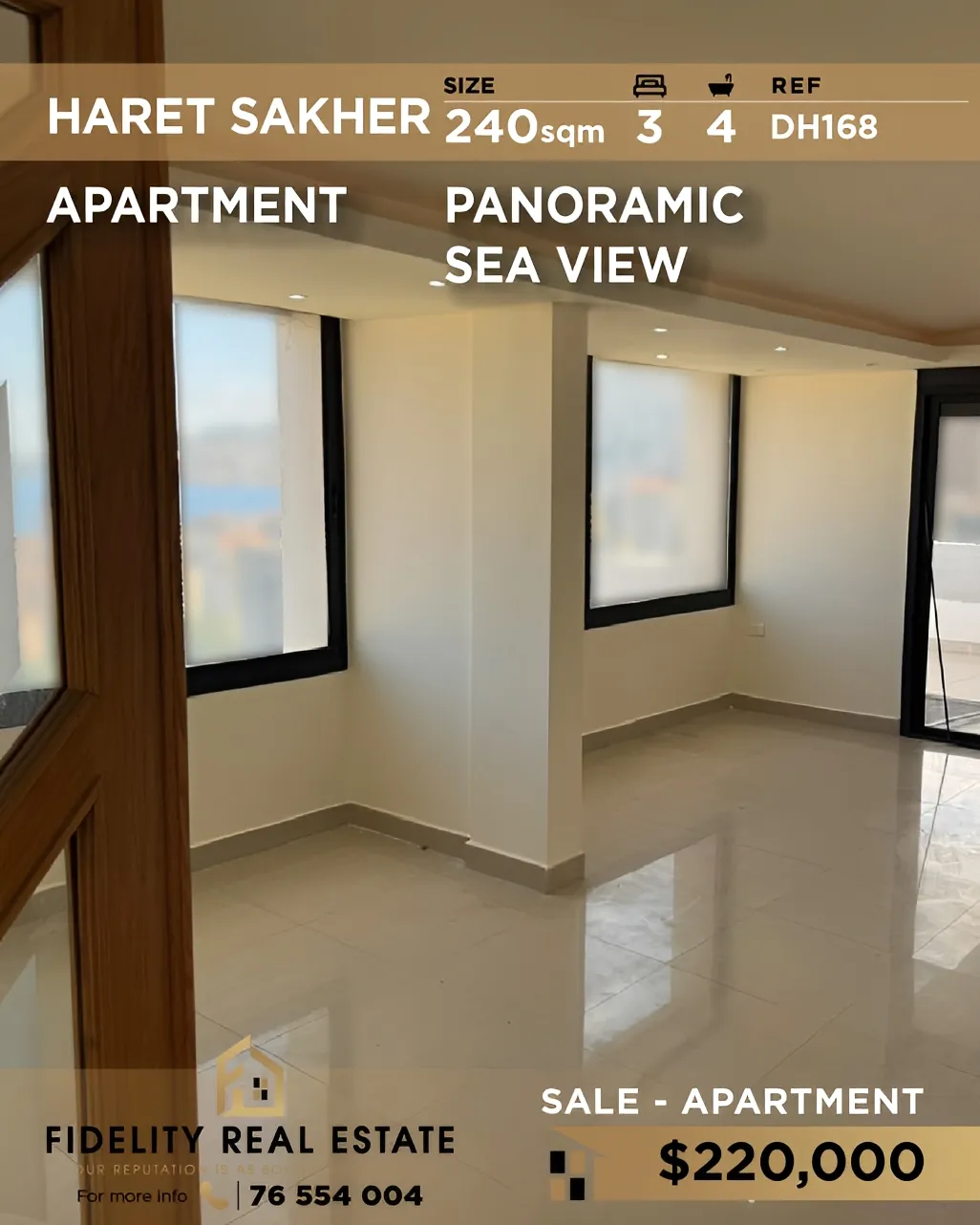 Apartment for sale in Haret Sakher