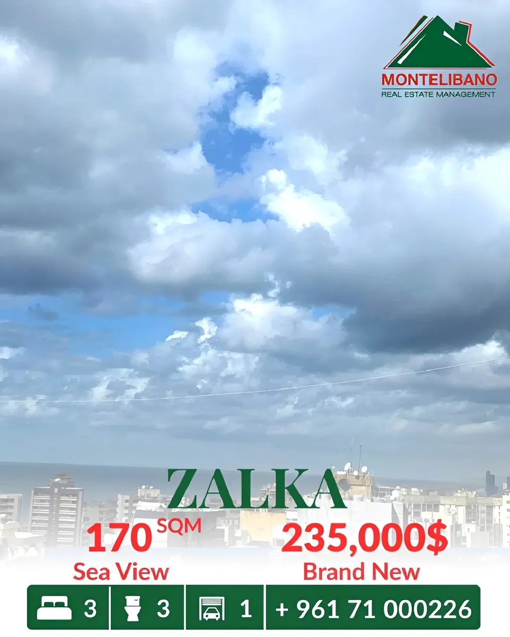 Apartment for sale in Zalqa