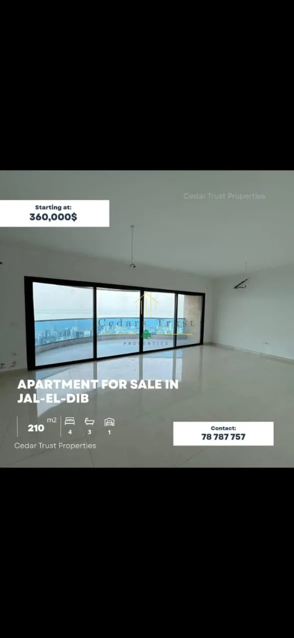 Apartment for Sale in Jal El Dib, Lebanon - 3 bed, 3 bath