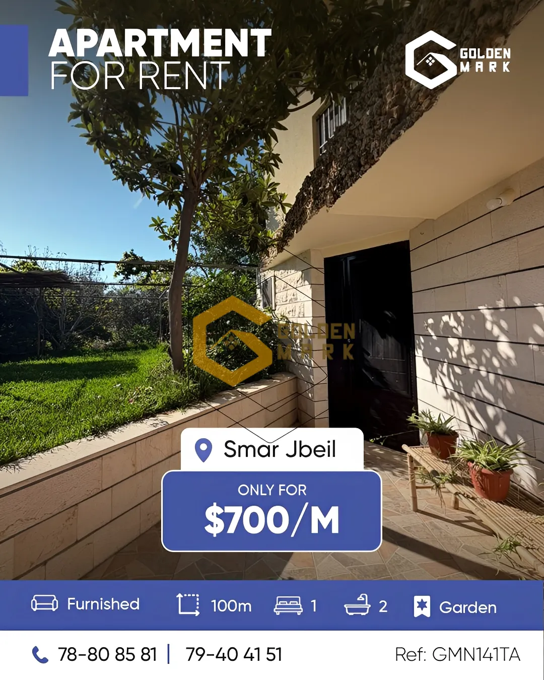 Apartment for Rent in Smar Jbeil