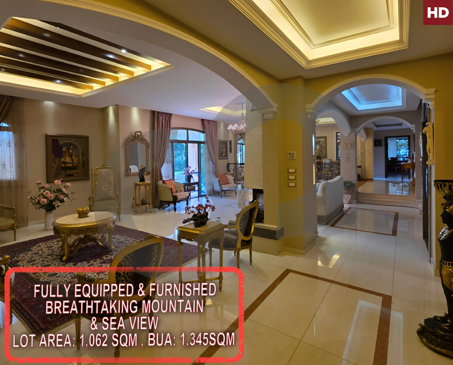 Villa for Sale in Bchamoun, Lebanon - 5 bed, 10 bath