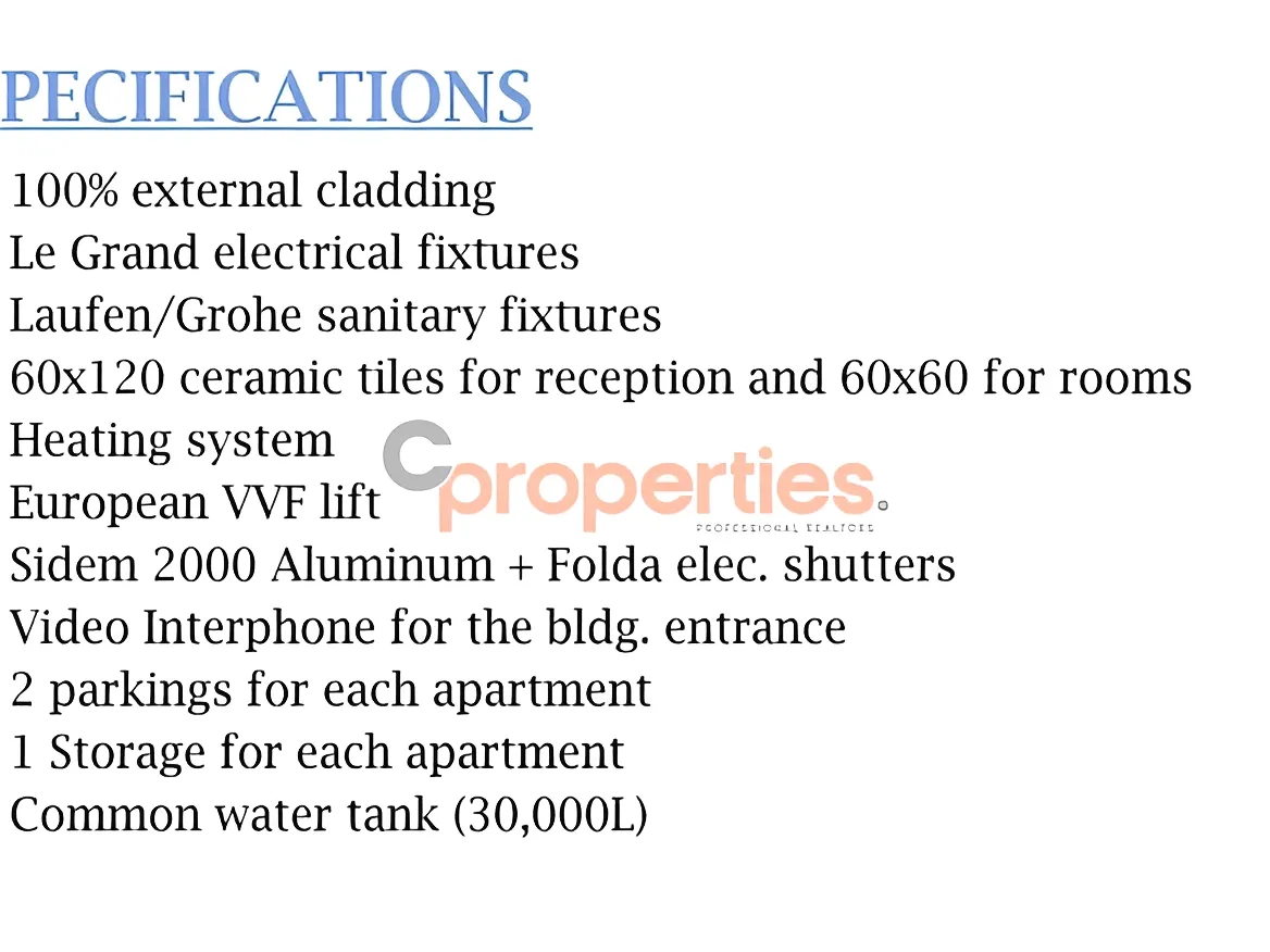 Apartment for Sale in Aaoukar - 2 bed, 2 bath