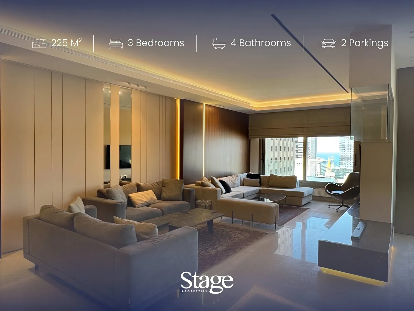 Apartment for rent in Kantari St, Bayrut, Lebanon