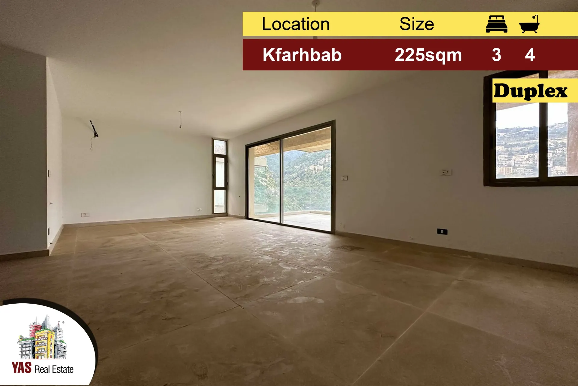 Apartment for Sale in Kfar Hbab