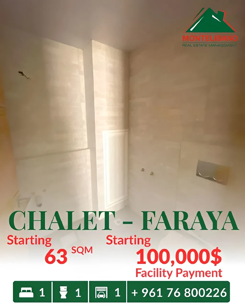 Chalet for sale in Faraya, Lebanon