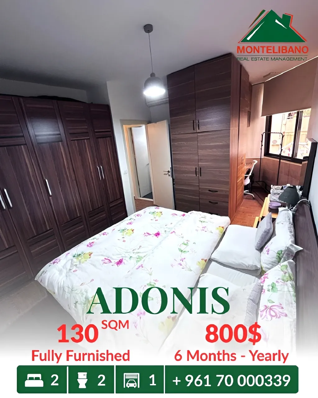 Apartment for rent in Adonis, Lebanon