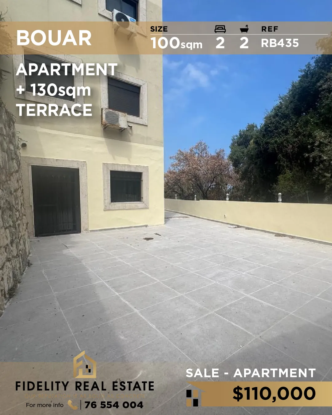Apartment for sale in Bouar, Lebanon - 2 bed, 2 bath