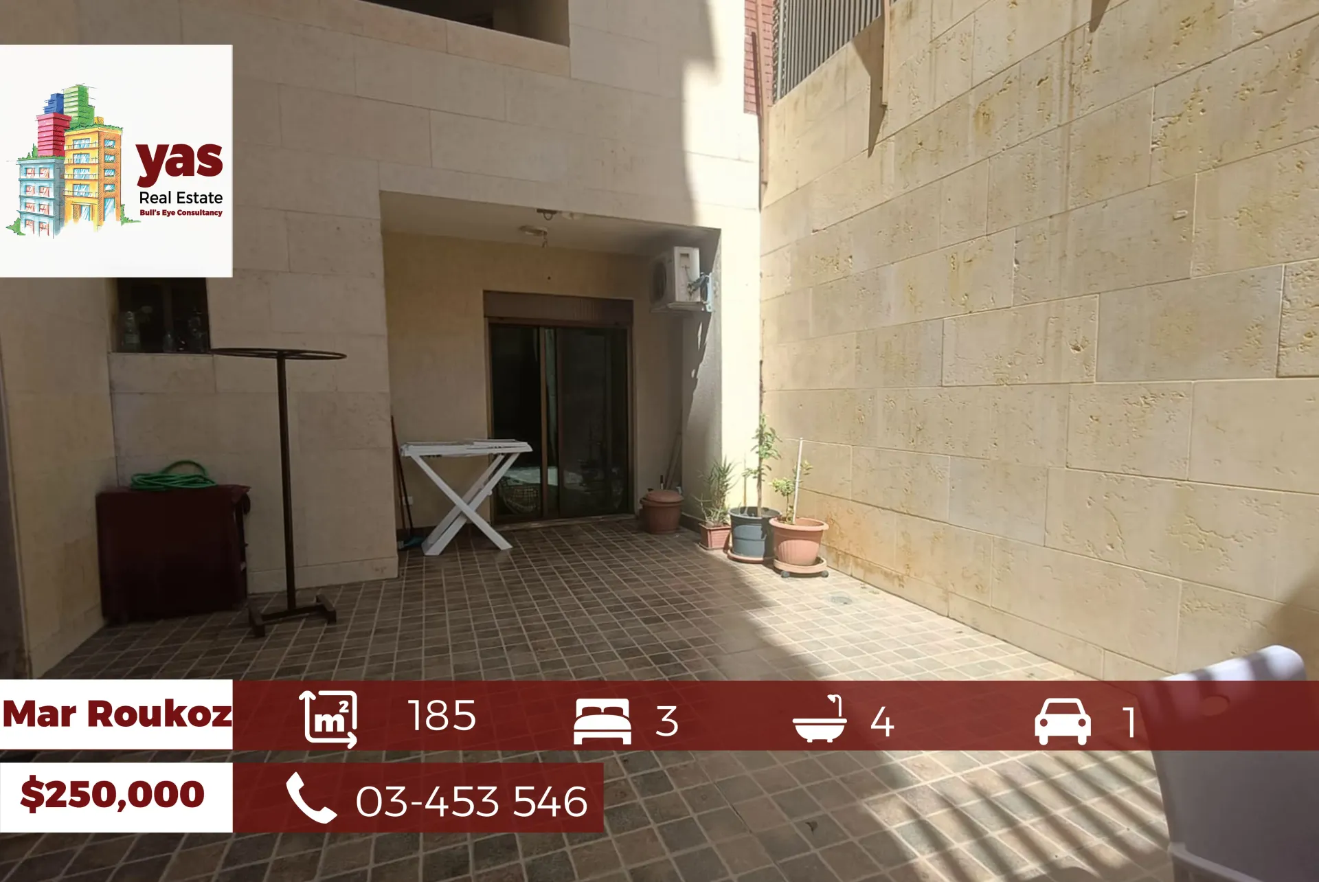 Apartment for Sale in Dekwaneh - 3 bed, 4 bath