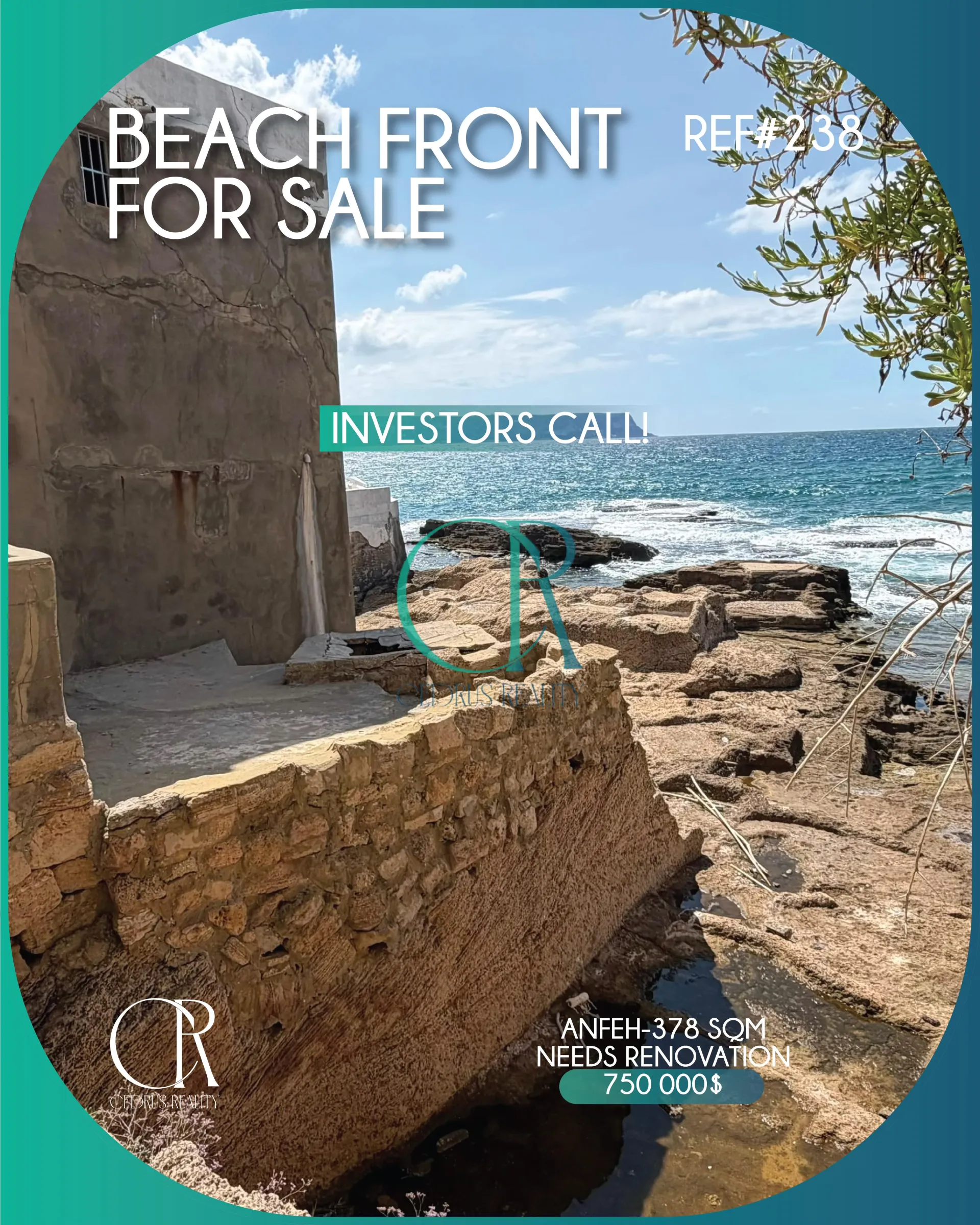 Villa for sale in Anfeh