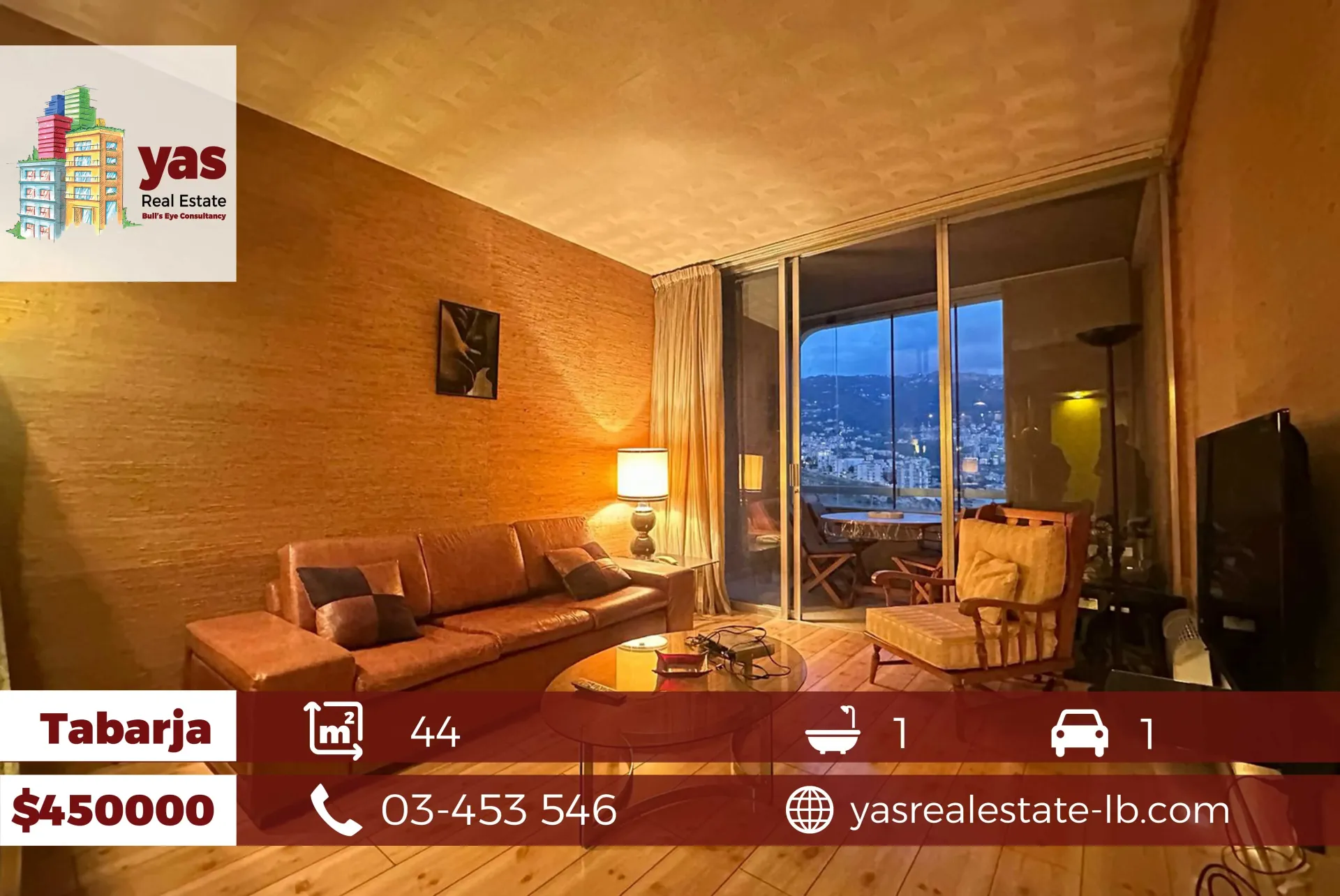 Chalet for Sale in Tabarja - 1 bed, 1 bath