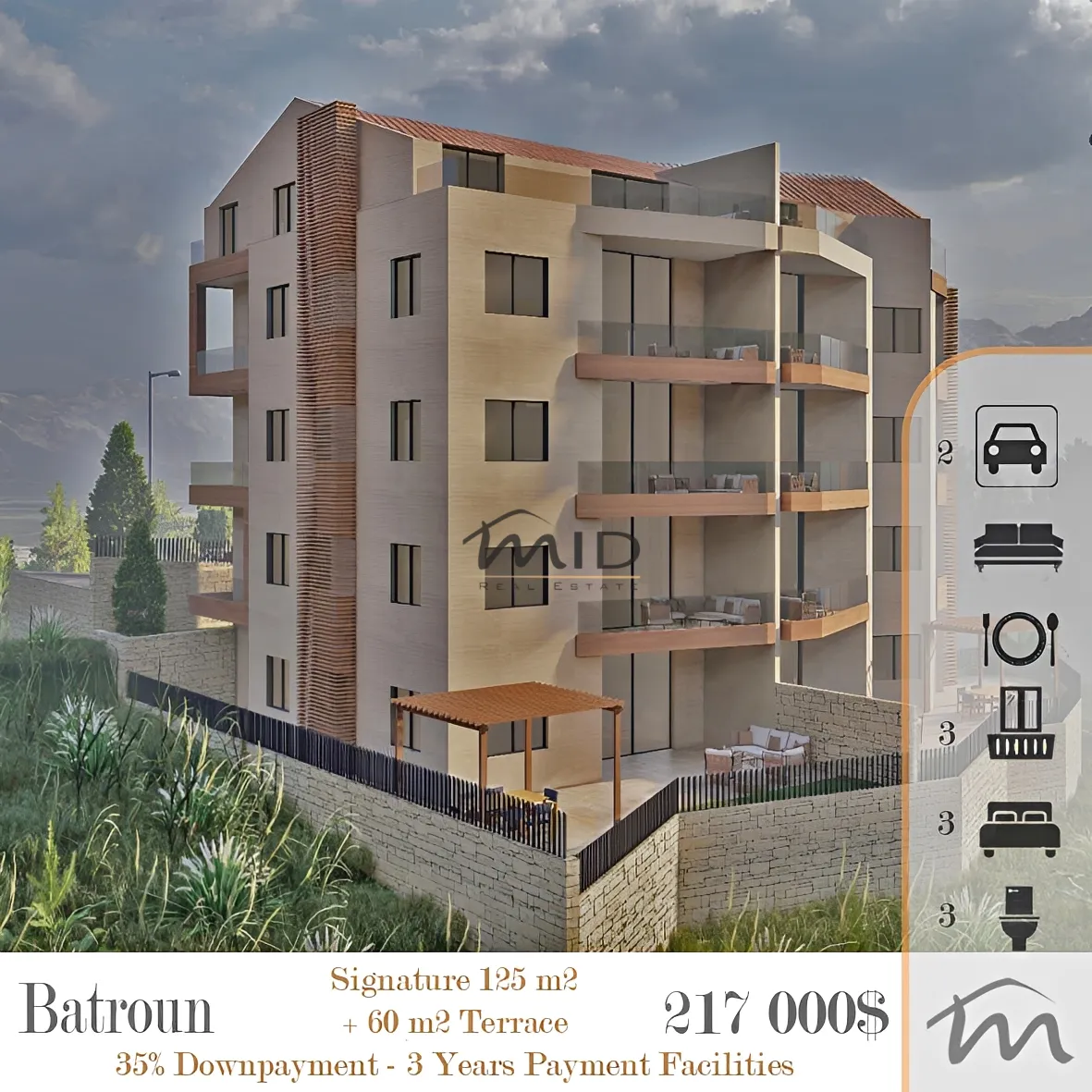 Apartment for sale in Batroun, lebanon
