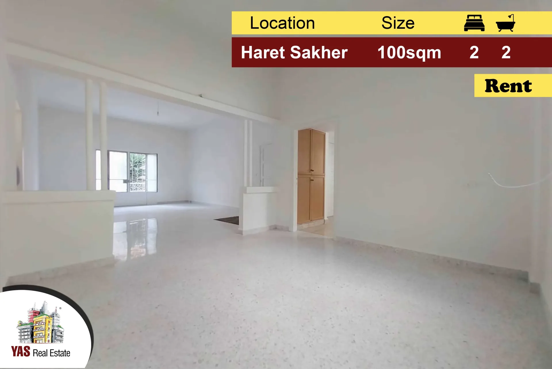 Apartment for Rent in Haret Sakhr - 2 bed, 2 bath