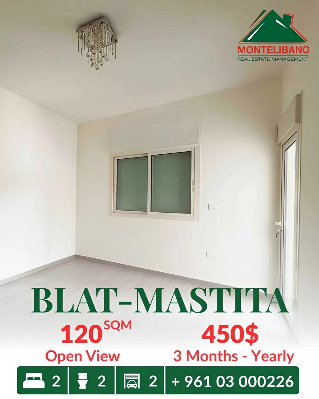 Apartment for rent in Blat