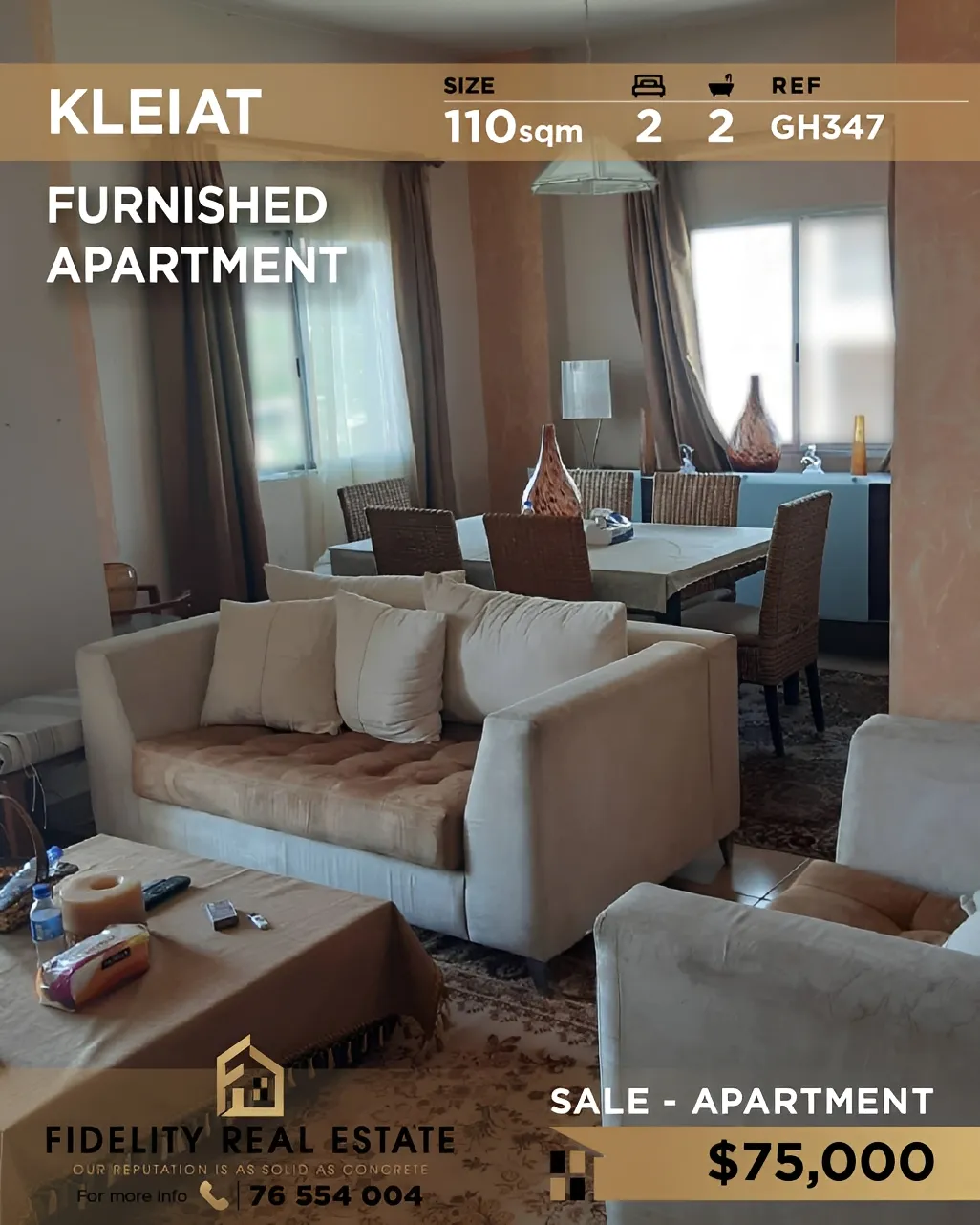 Apartment for sale in Qlayaat, Lebanon - 2 bed, 2 bath