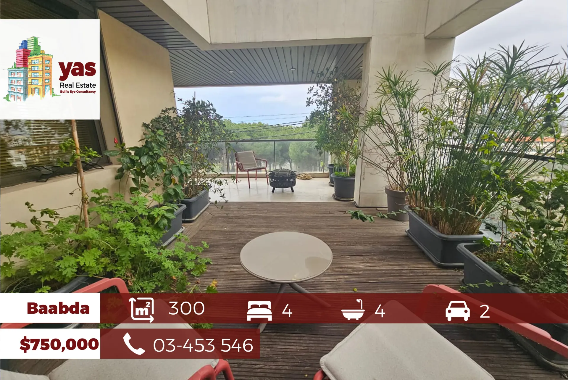 Apartment for Sale in Baabda