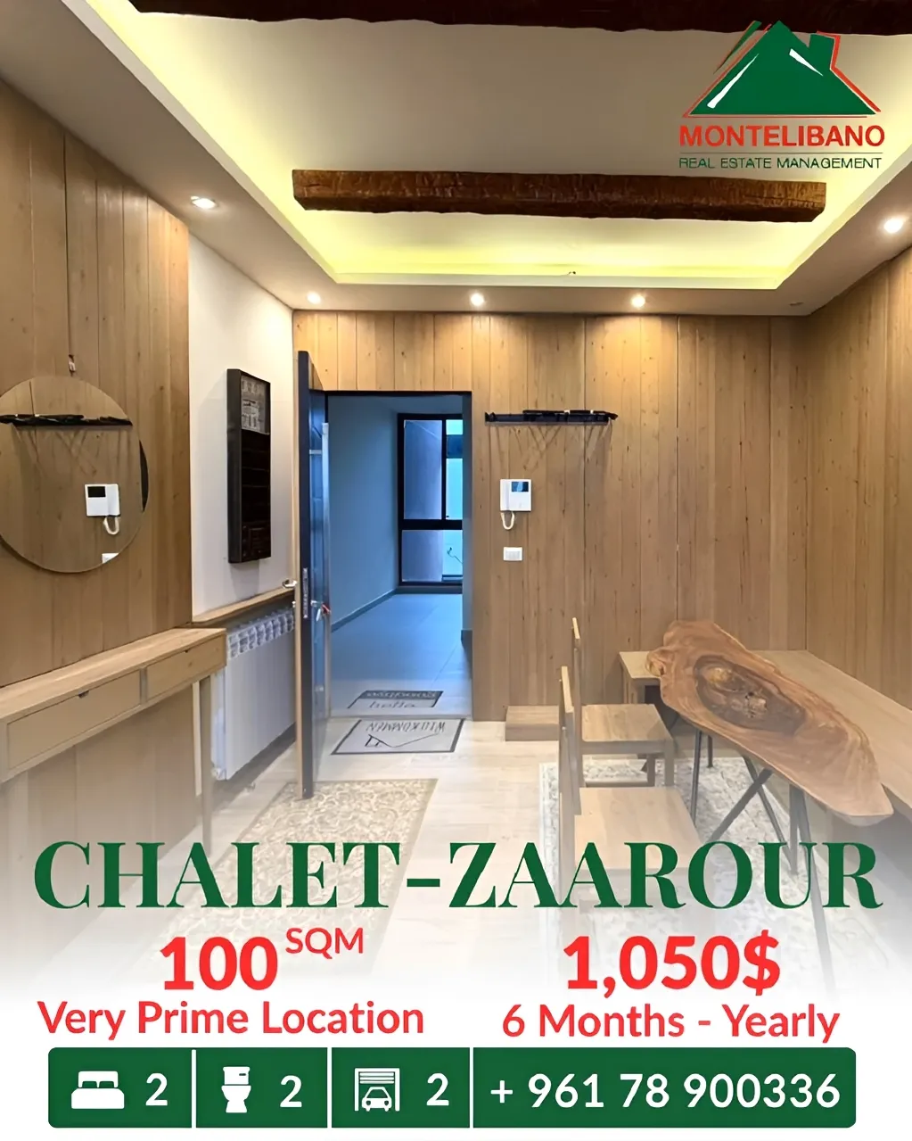 Chalet for rent in Zaarour, Lebanon, Lebanon - 2 bed, 2 bath