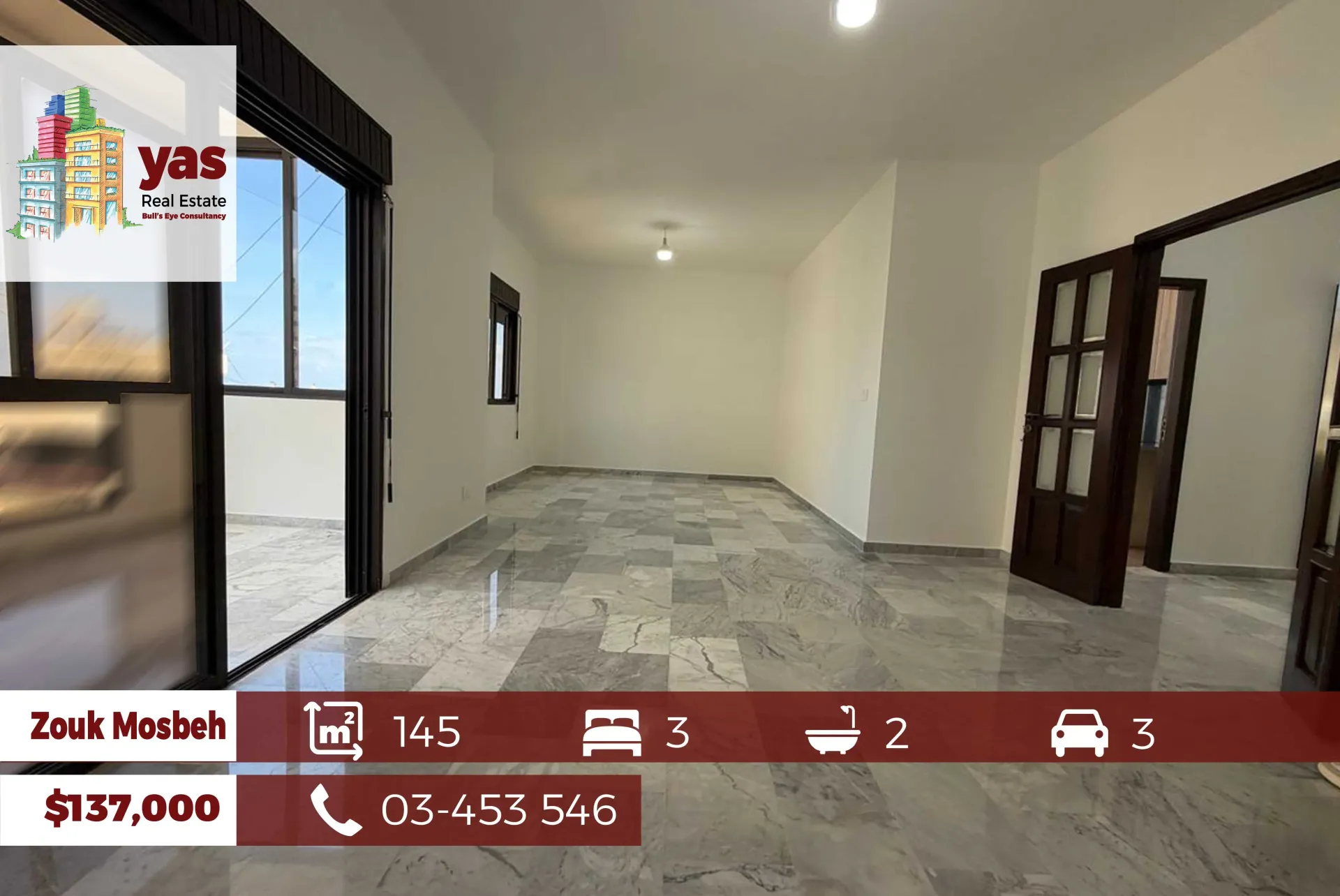 Apartment for Sale in Zouk Mosbeh