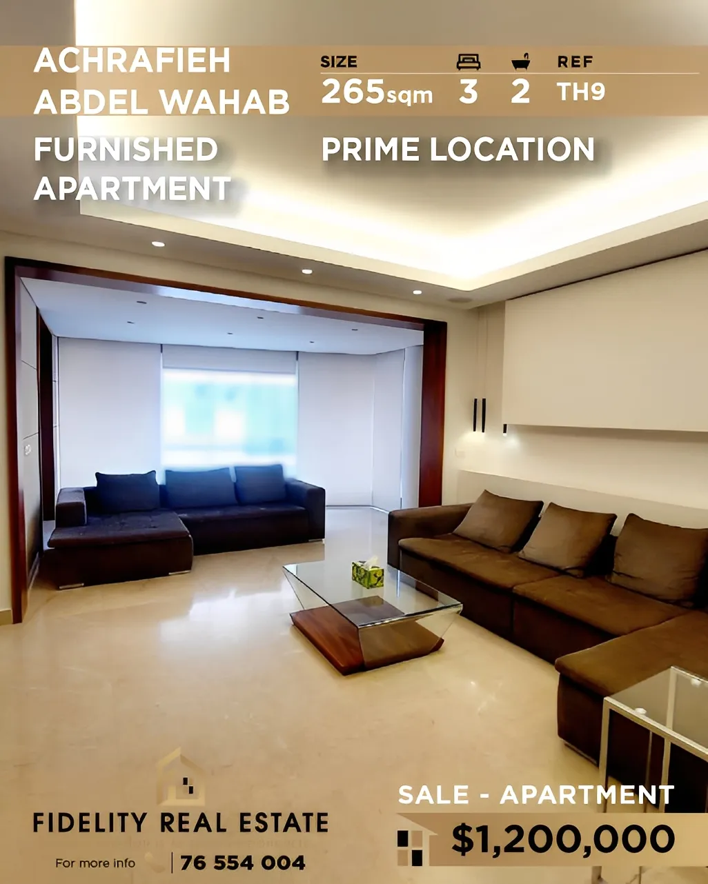 Apartment for Sale in Achrafieh, Beirut, Lebanon