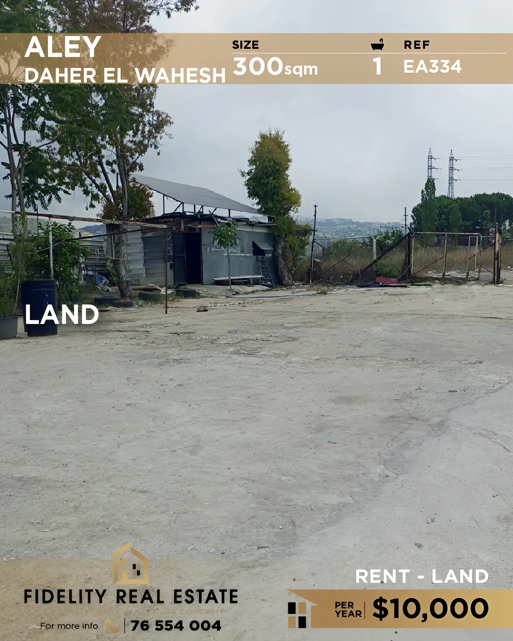 Residential Land for rent in Aley, Lebanon