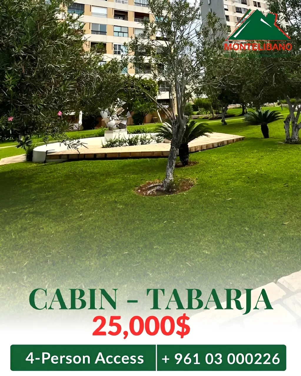 Chalet for sale in Tabarja
