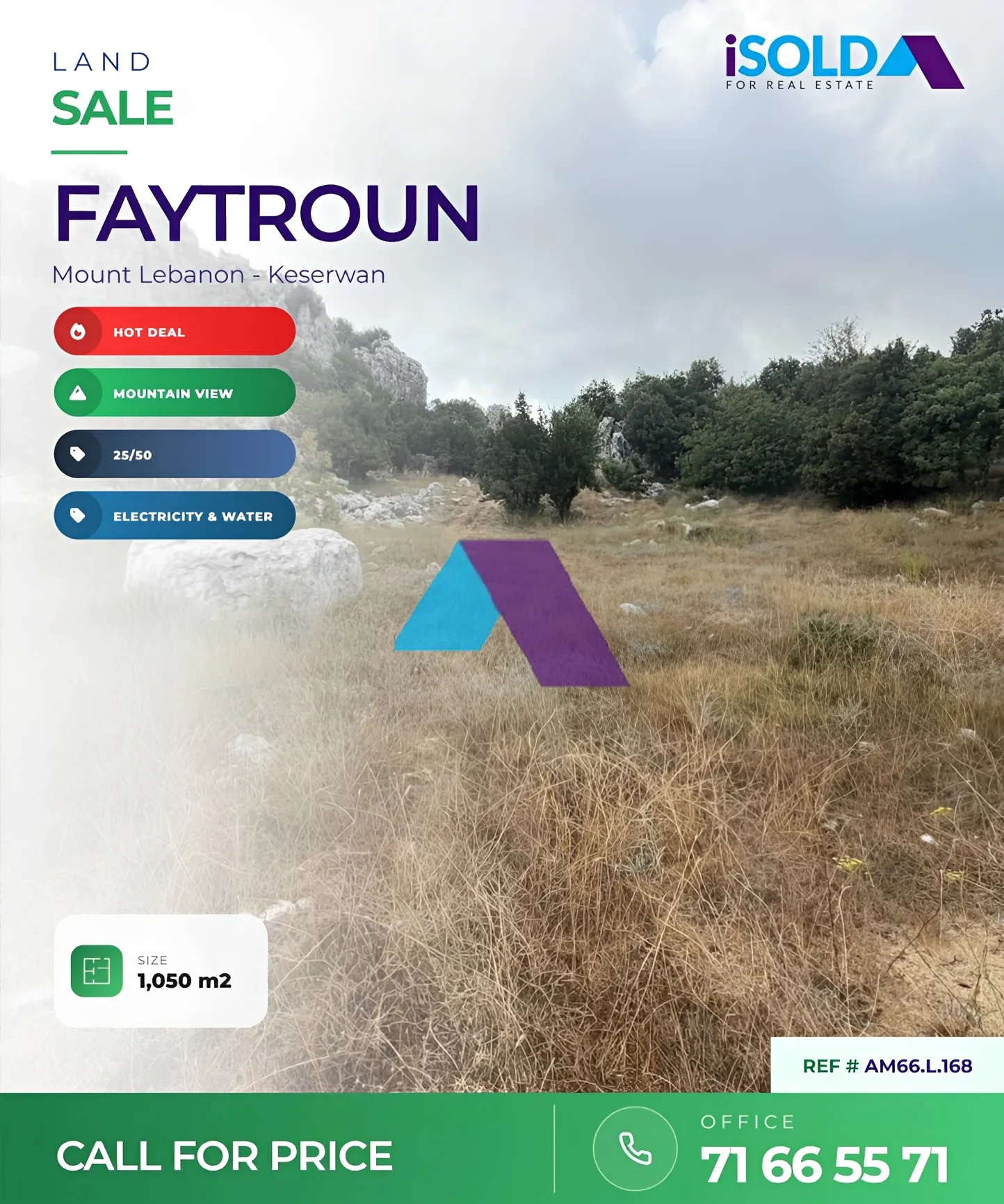 Residential Land for sale in Faitroun