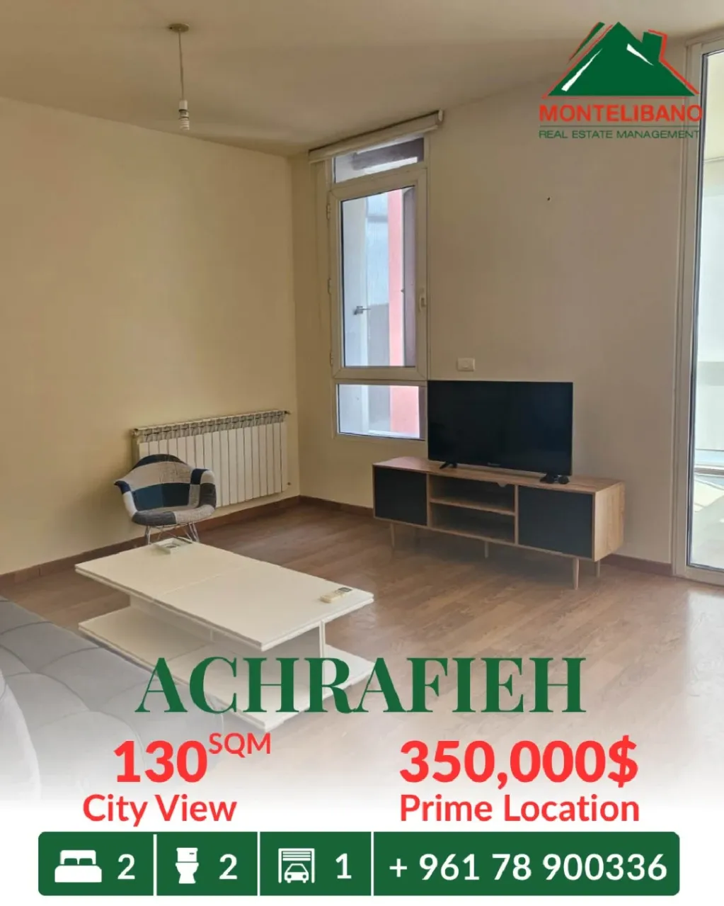 Apartment for sale in Achrafieh, Beirut, Lebanon