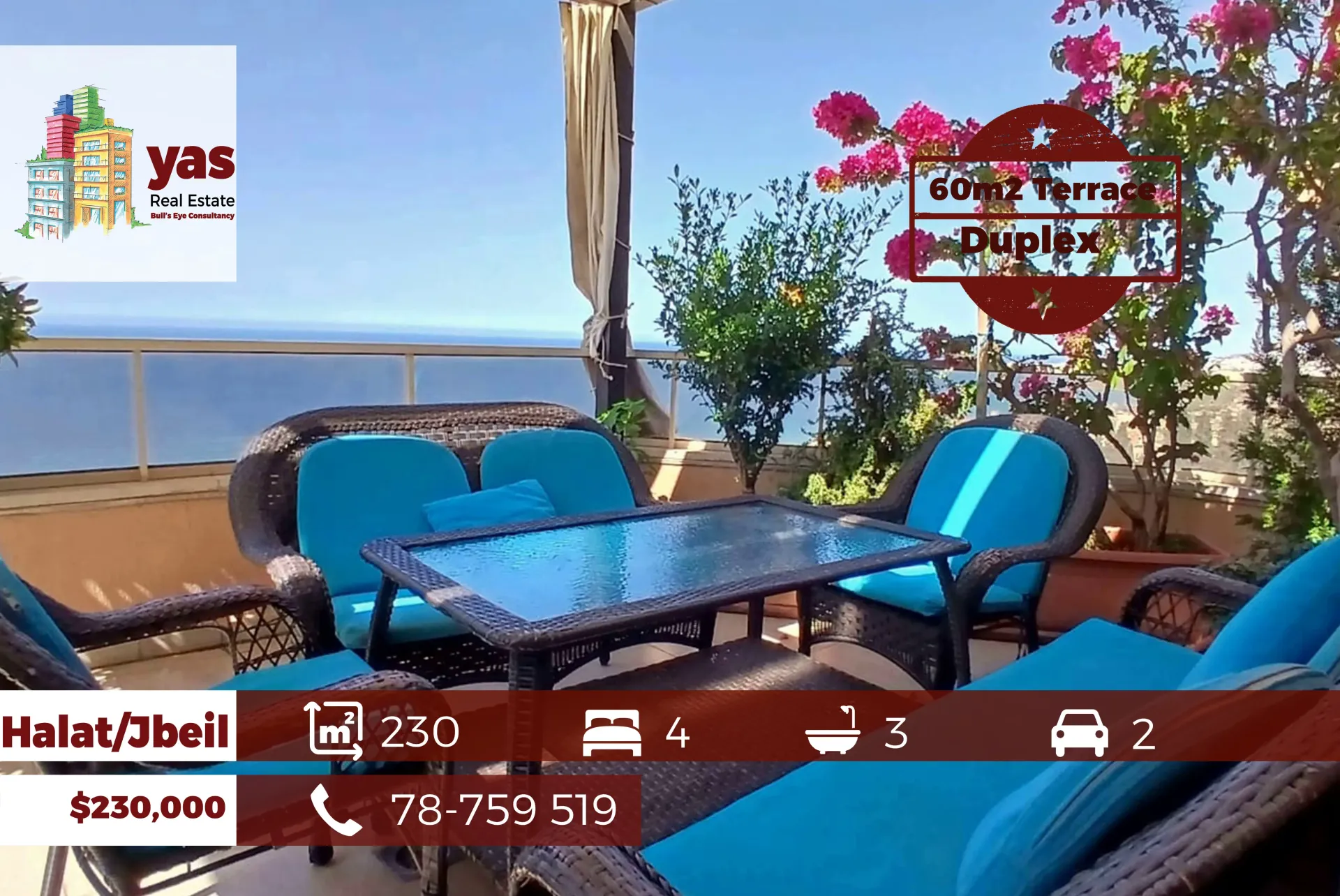 Apartment for Sale in Halat, Lebanon