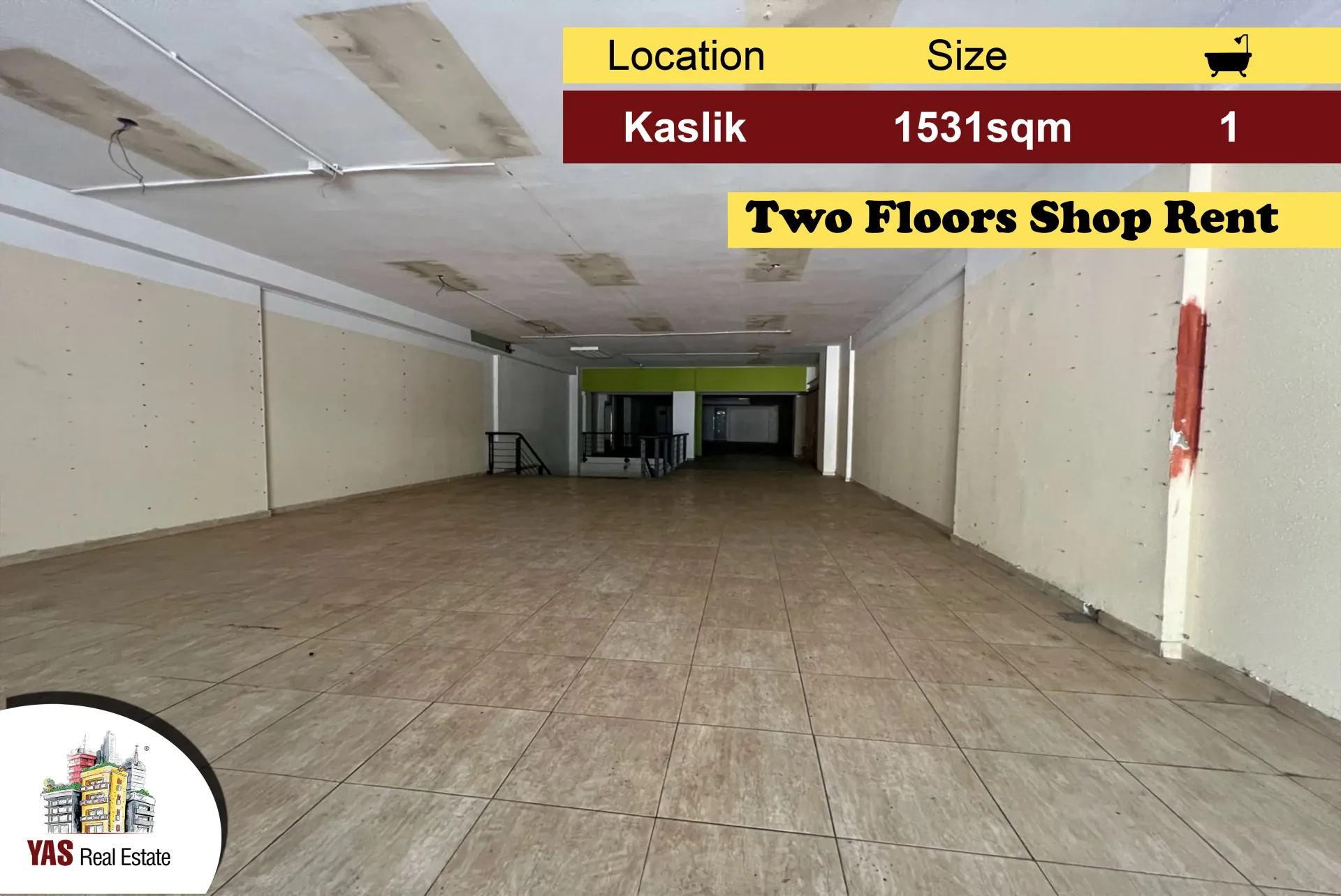 Shop for rent in Kaslik
