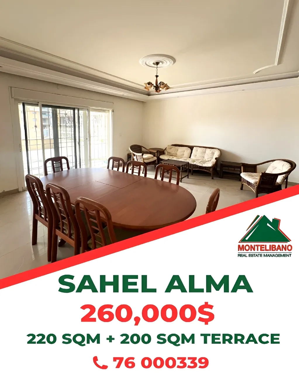 Apartment for sale in Sahel Aalma, Lebanon - 2 bed, 3 bath