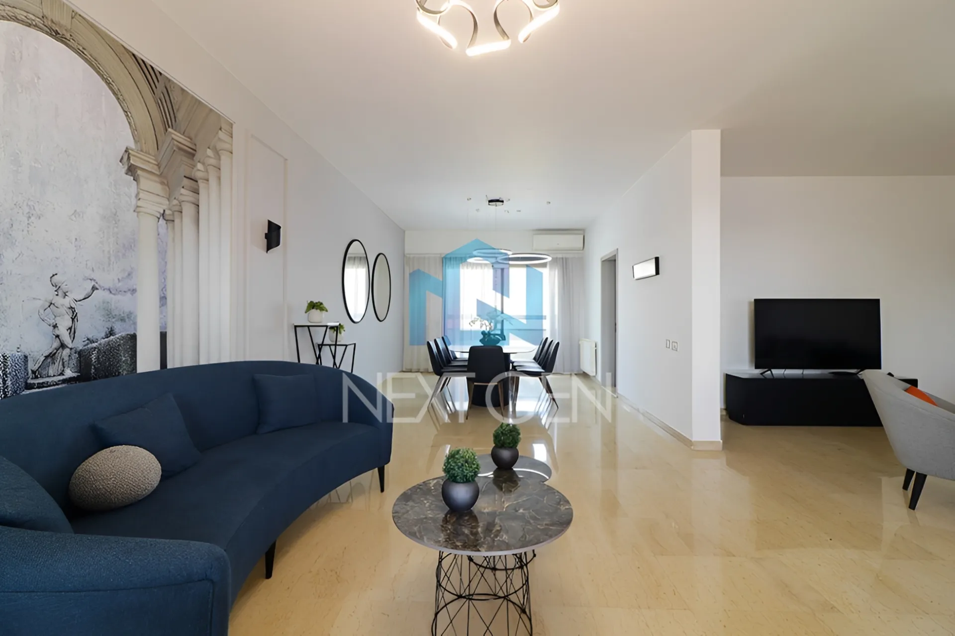 Apartment for rent in Achrafieh, Beirut, Lebanon - 3 bed, 3 bath
