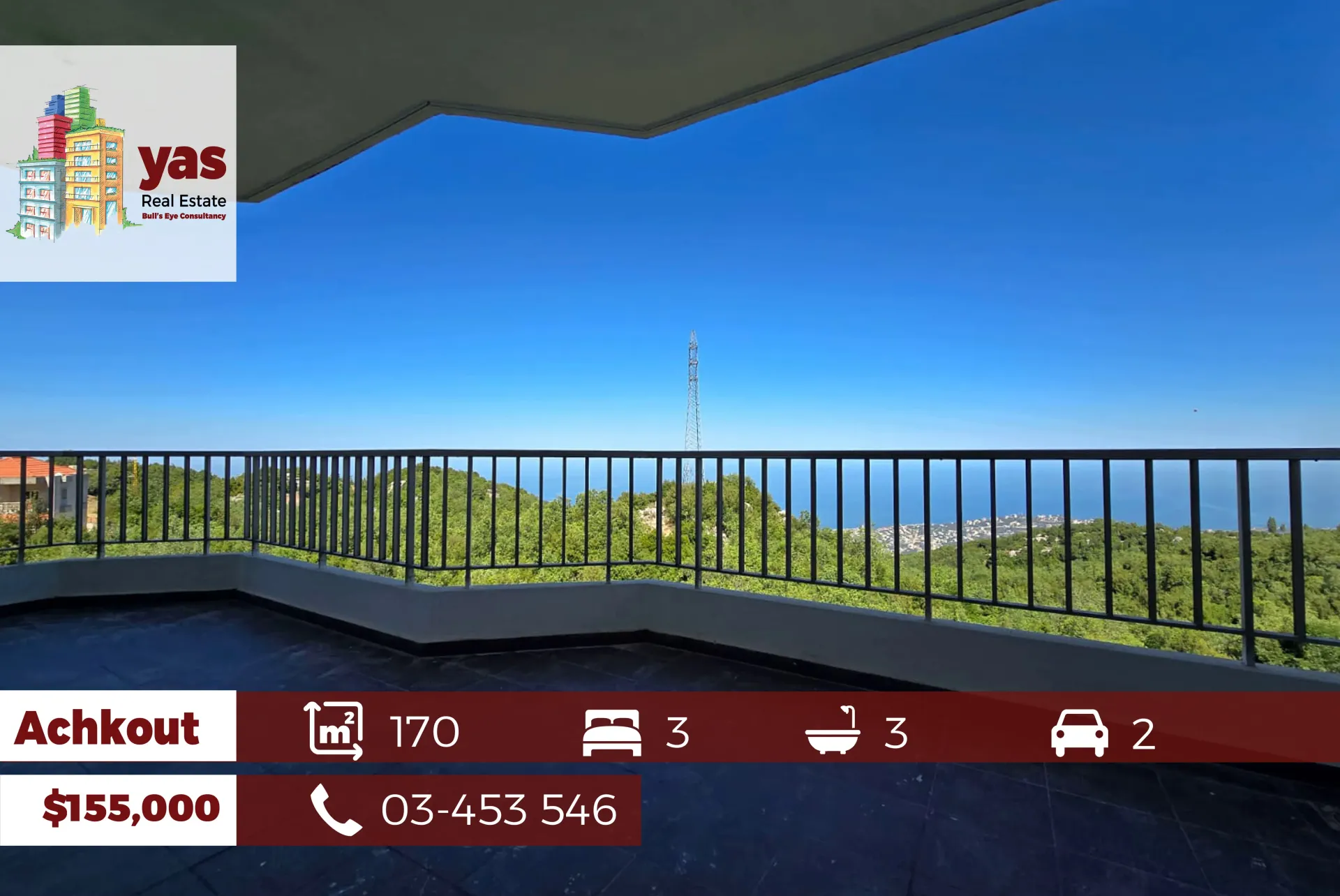 Apartment for Sale in Ashqout - 3 bed, 3 bath