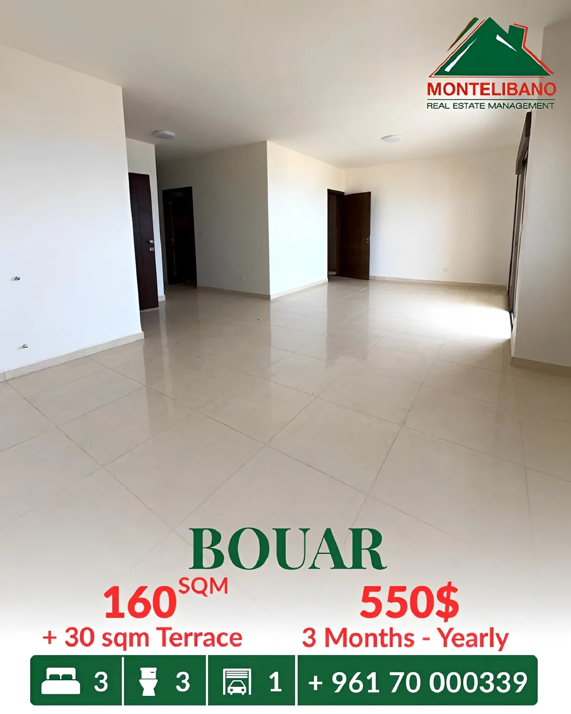 Apartment for rent in Bouar