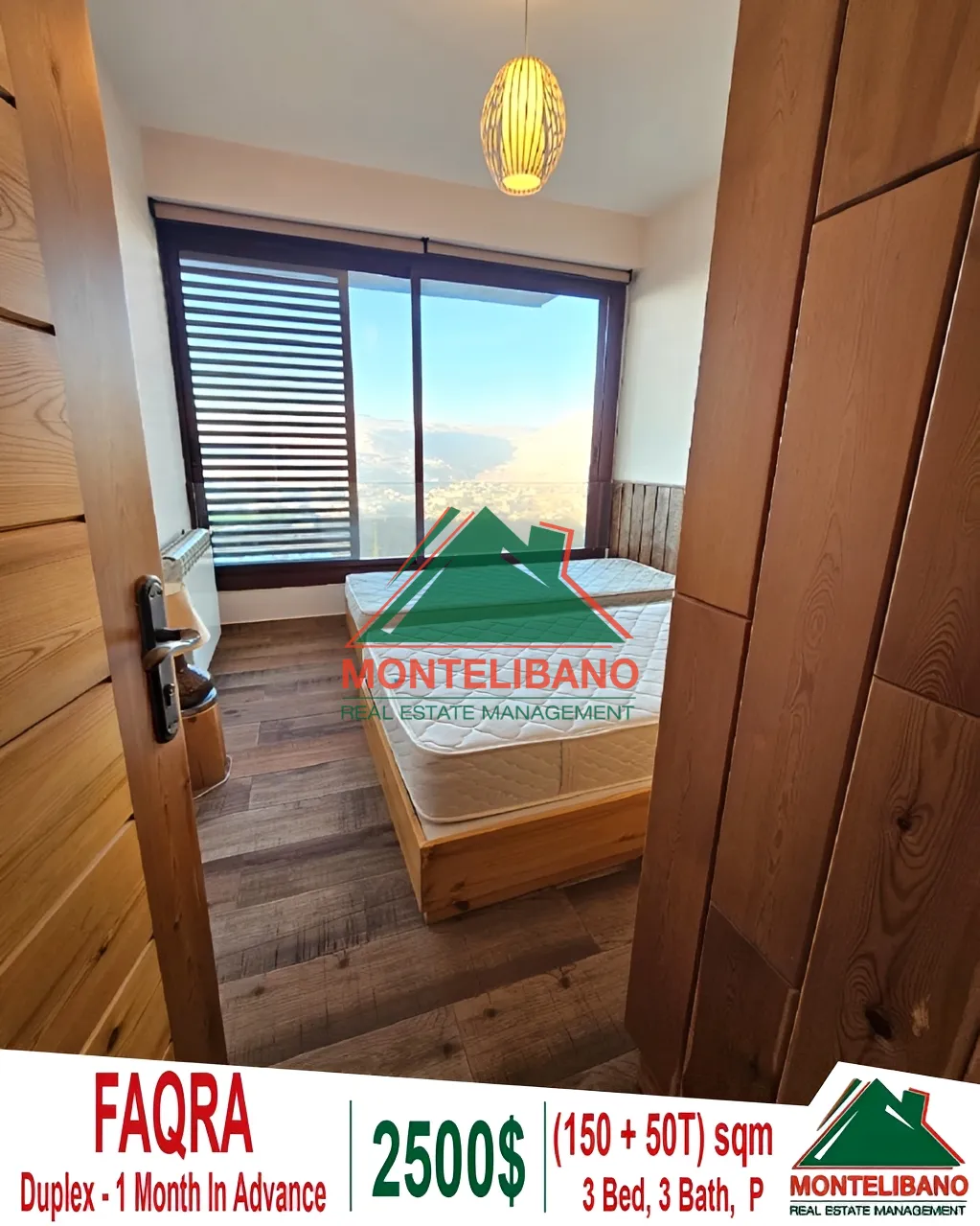 Duplex for rent in Faqra, Lebanon