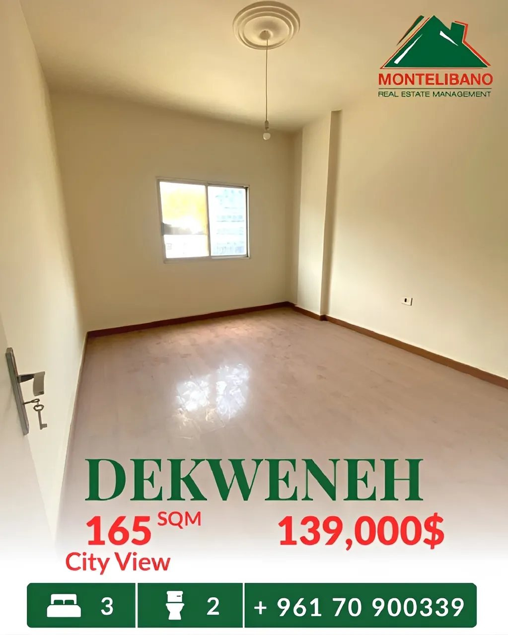 Apartment for sale in Dekwaneh, Lebanon