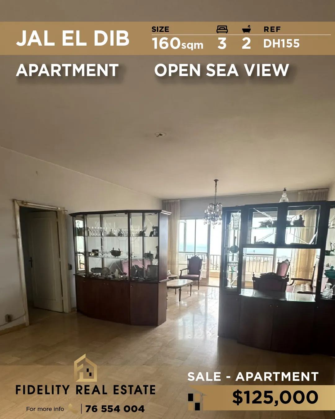 Apartment for sale in Jal El Dib, Lebanon