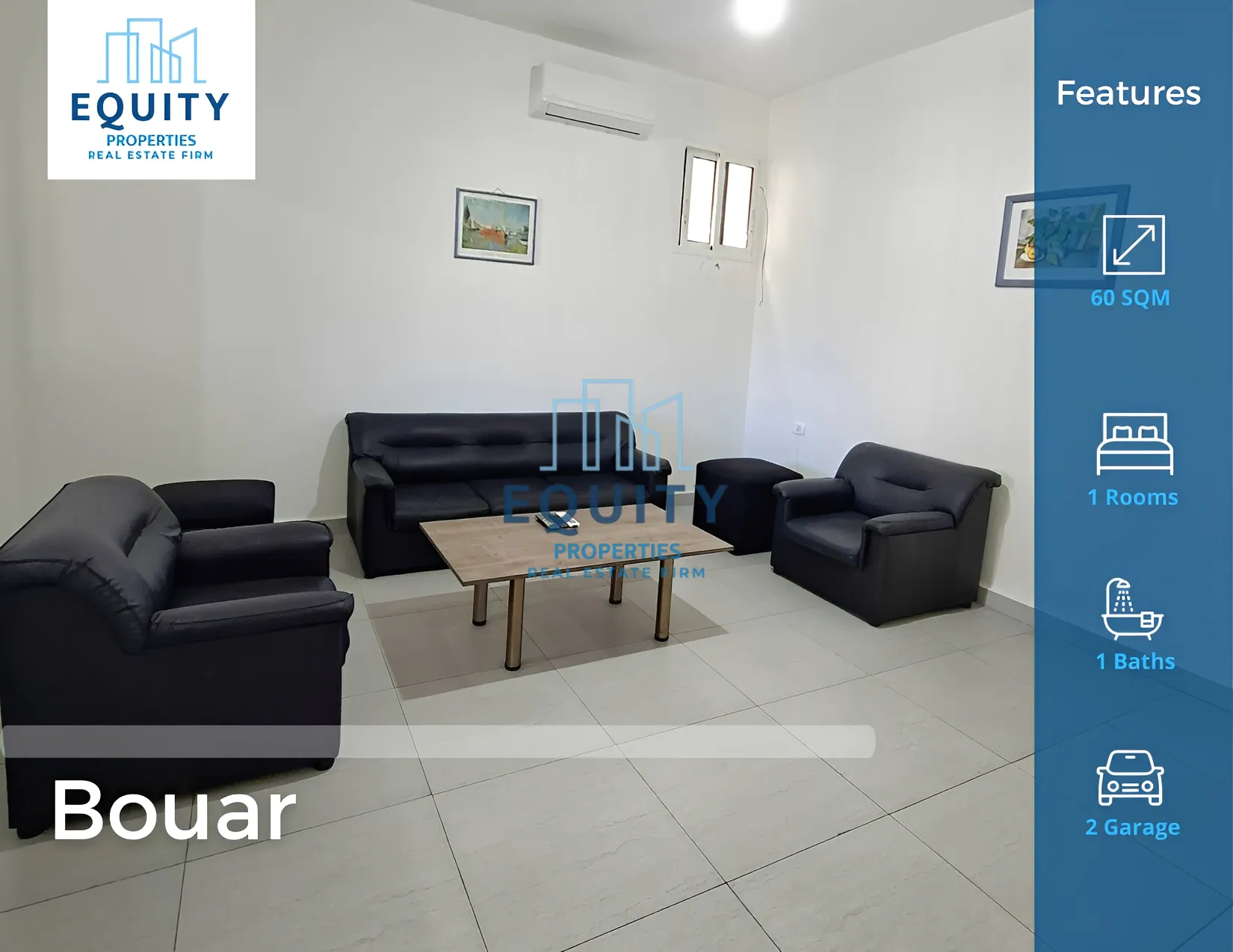 Apartment for Rent in Bouar - 1 bed, 1 bath