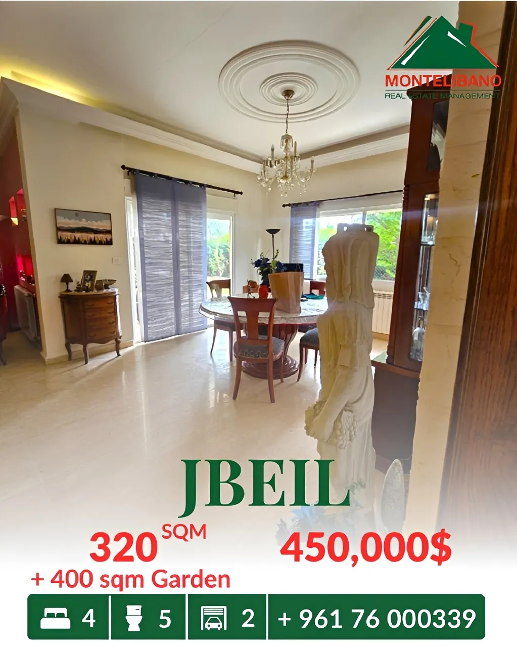 Apartment for sale in Jbeil, Lebanon