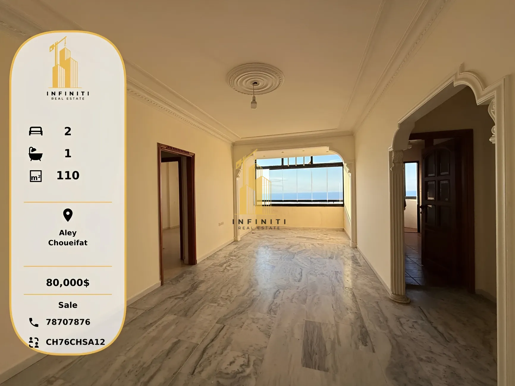 Apartment for sale in Chouaifet El Aamroussieh, Lebanon