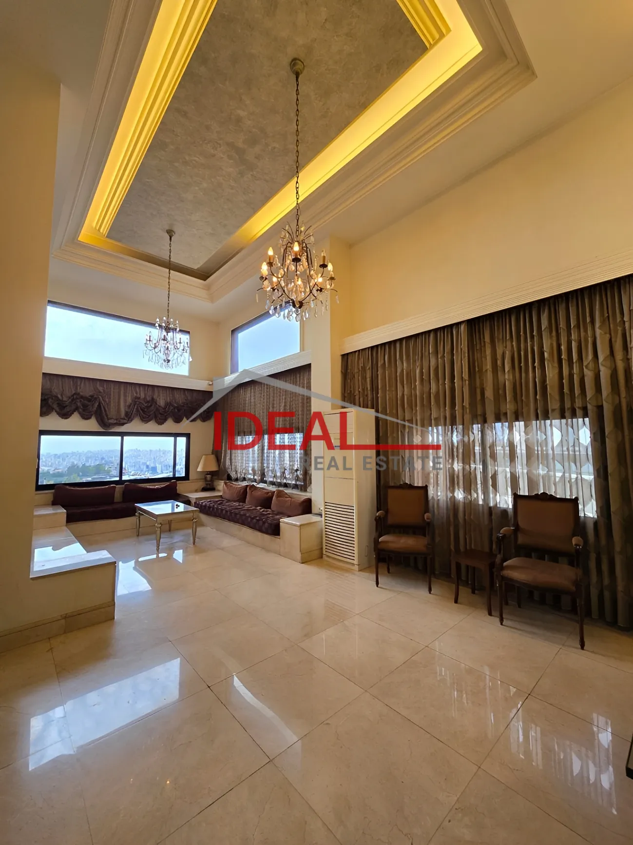 Duplex for rent in Mar Takla, Hazmieh - 3 bed, 5 bath