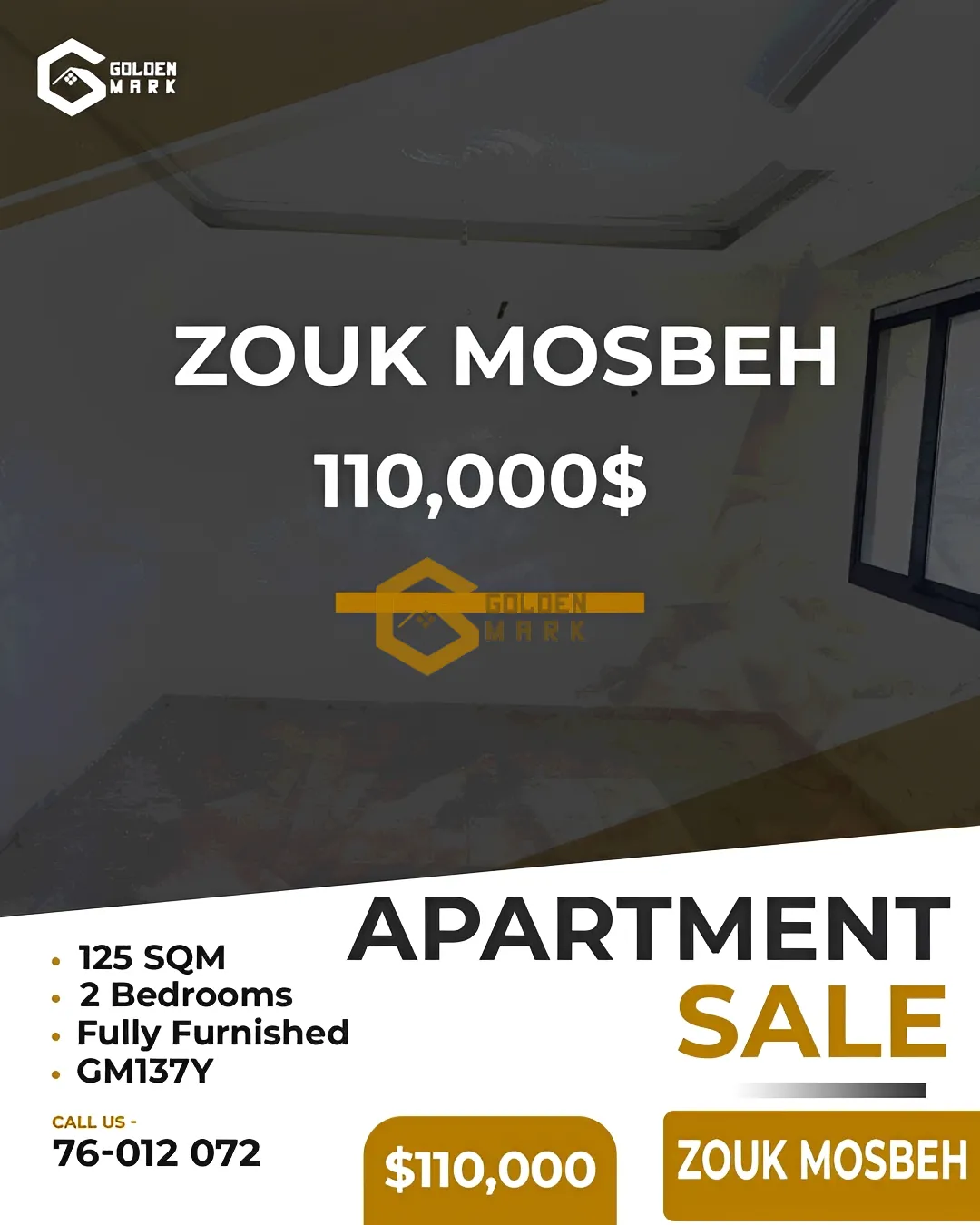 Apartment for Sale in Zouk Mosbeh - 2 bed, 2 bath