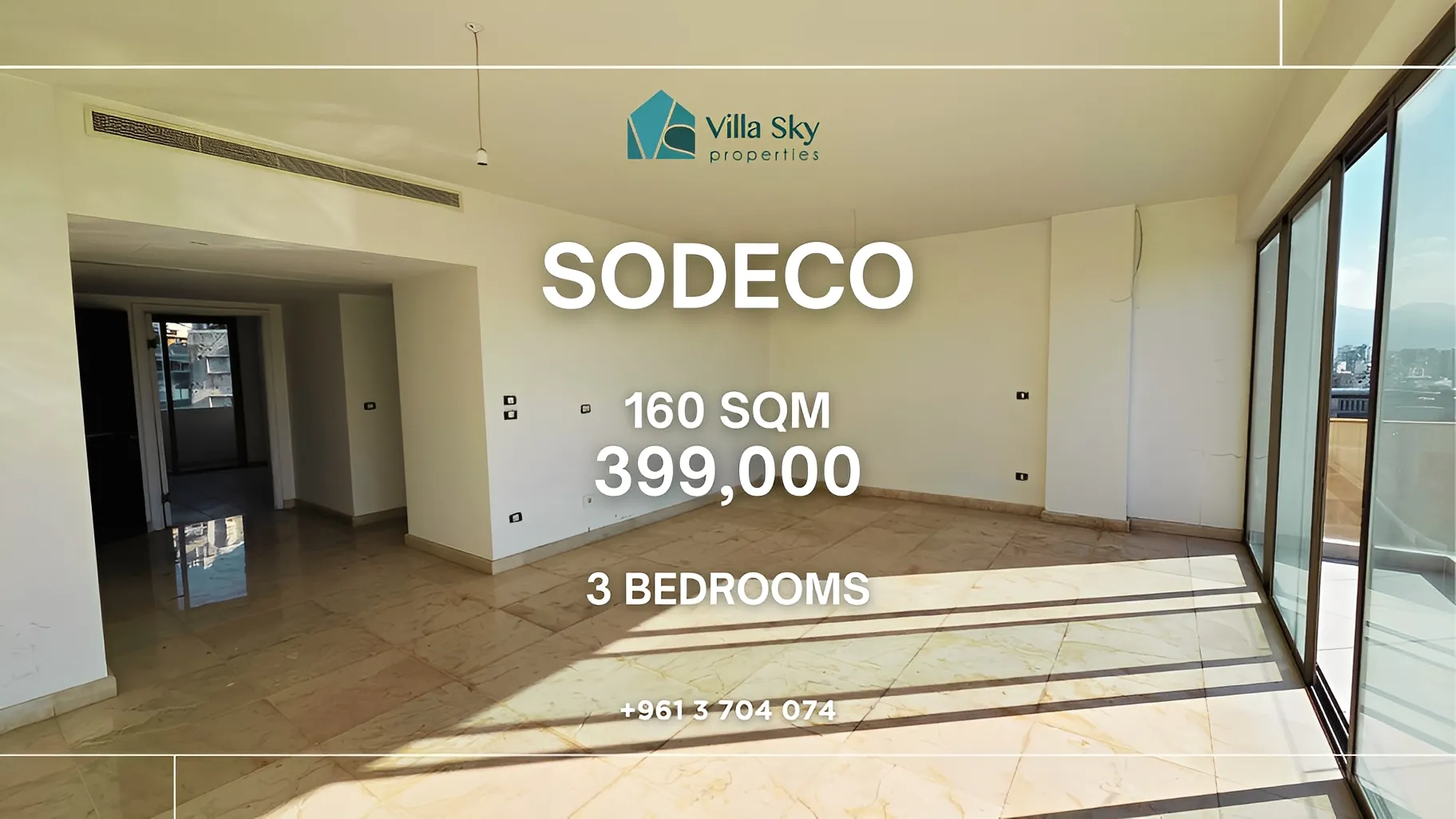 Apartment for Sale in Sodeco, Beirut, Lebanon