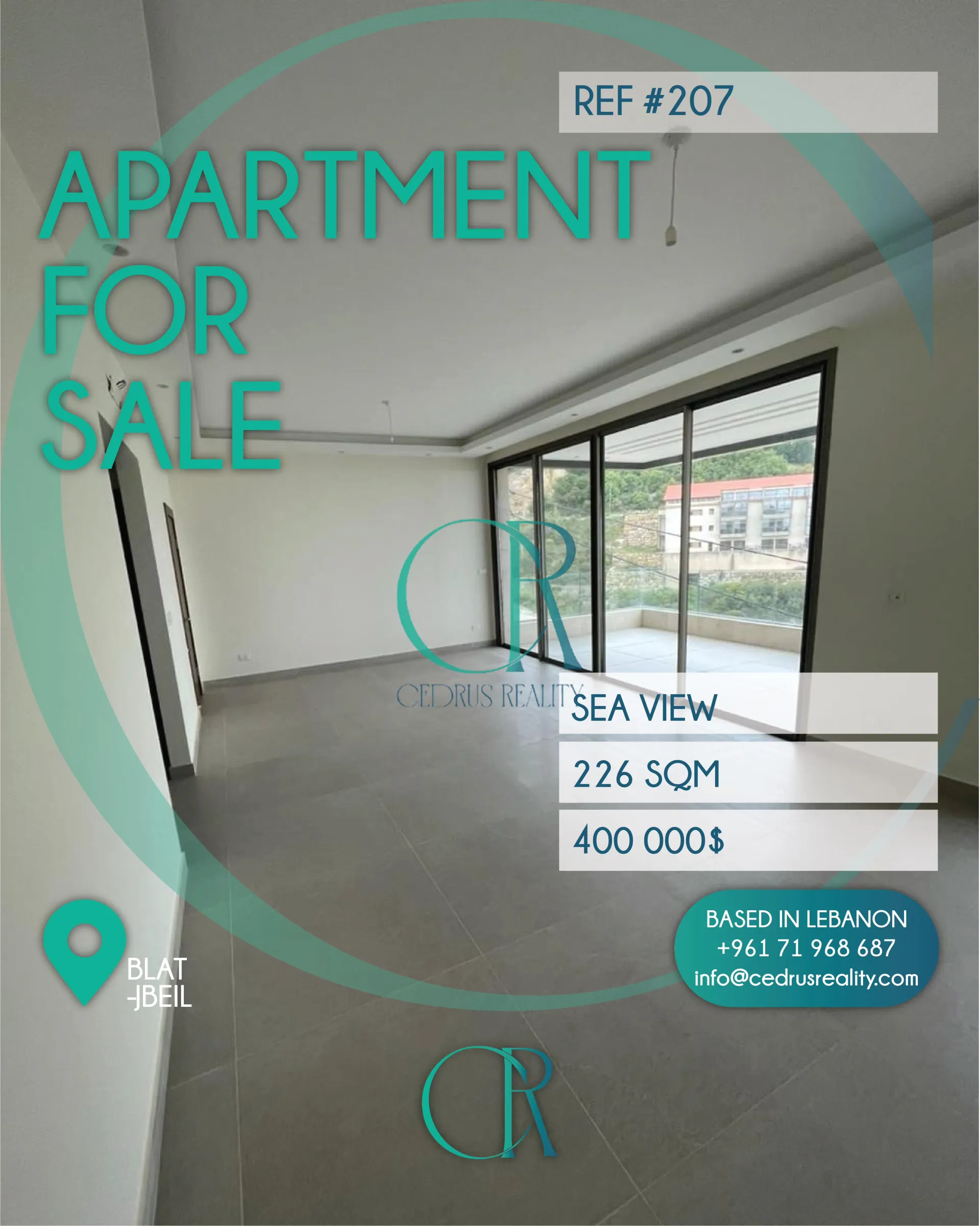 Apartment for sale in Jbeil, Lebanon