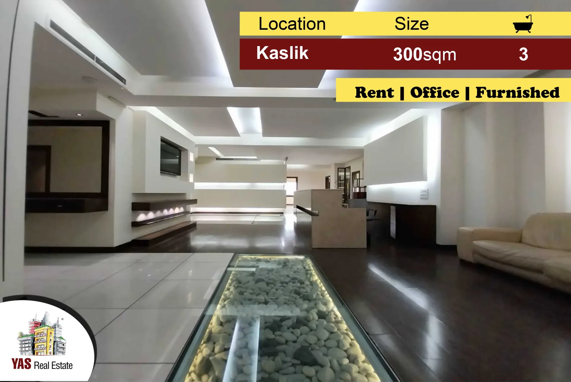 Office for rent in Kaslik