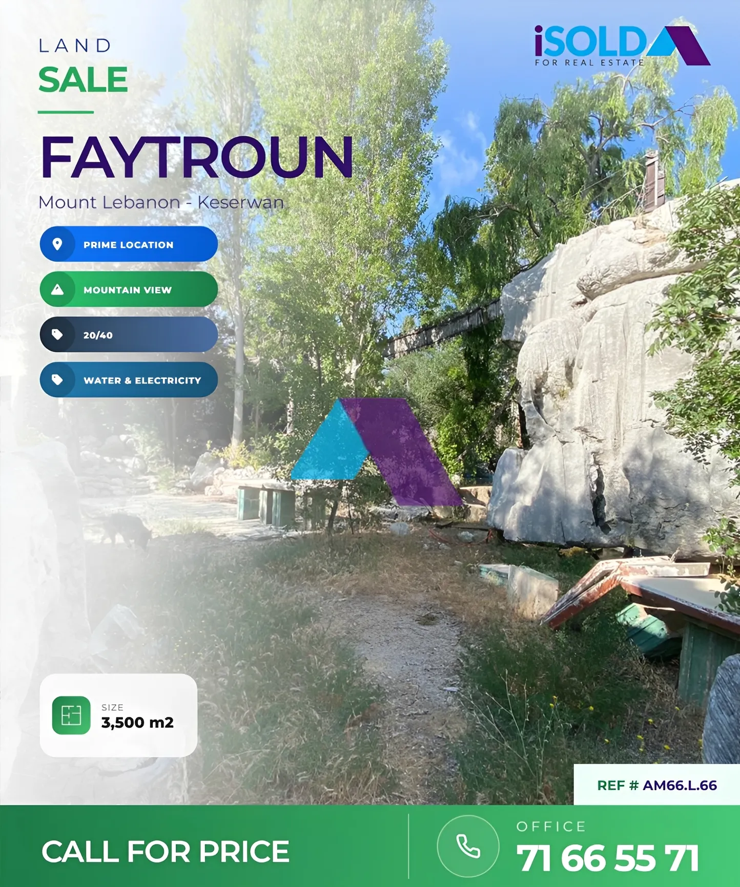 Commercial Land for sale in Faitroun